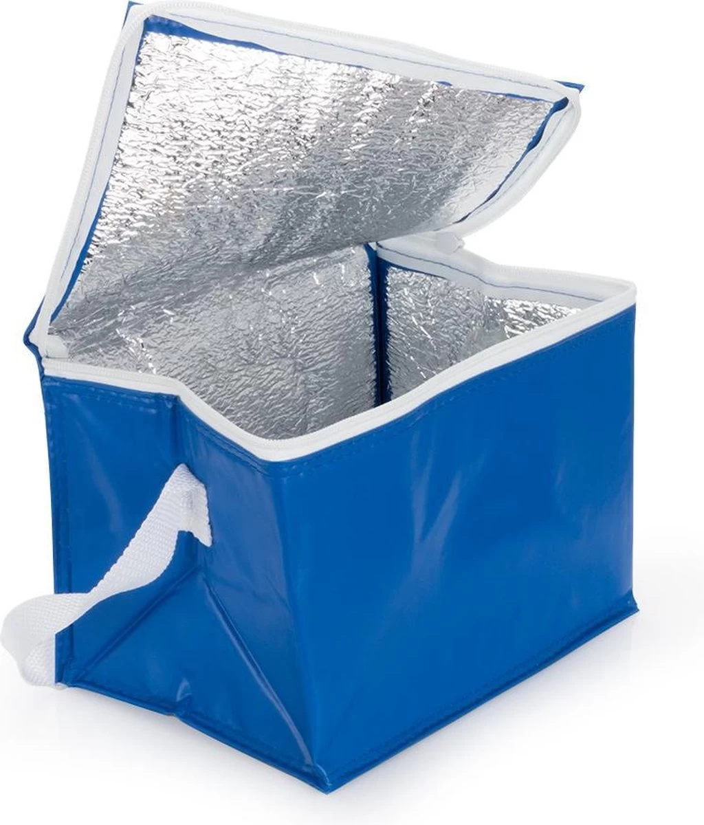 Merkloos PVC Mini Koeltasje | Koeltas Lunch | Compacte Koeltas Blauw | Koeltasje Voor 6 Blikjes 1 Merkloos PVC Mini Koeltasje | Koeltas Lunch | Compacte Koeltas Blauw | Koeltasje Voor 6 Blikjes