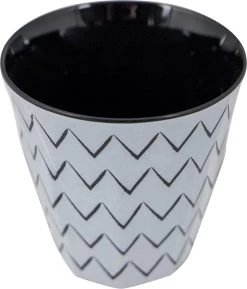 Bo-Camp Servies - Mix & Match - 16 Delig - Zwart/Wit -Buiten Kamperen 1027x1200 1