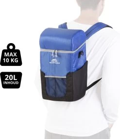 Dutch Mountains Koeltas Rugzak | Cooler Backpack 20 Liter | Picknicktas | Lunchtas | Koelrugzak | Strandtas | Blauw -Buiten Kamperen 1031x1200 2