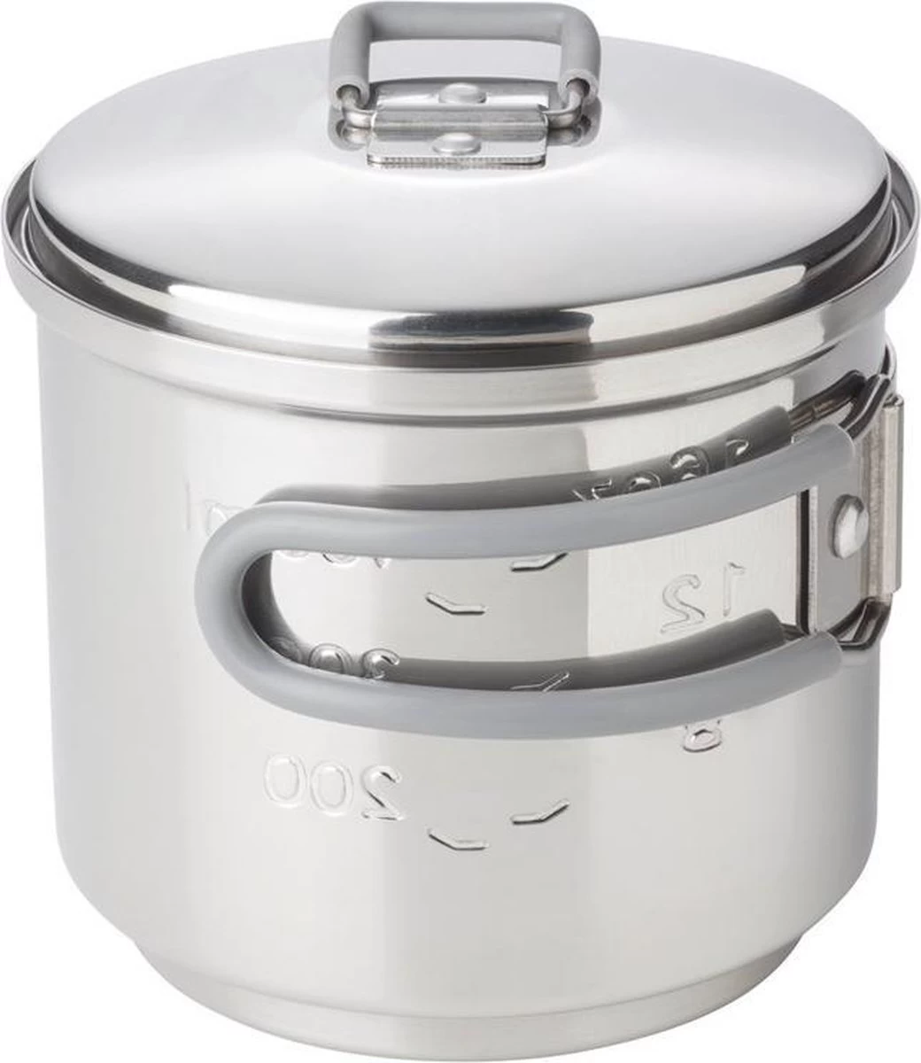 Esbit Outdoor Kooktoestel 585ml - Opbergtas - Aluminium/RVS 2 Esbit Outdoor Kooktoestel 585ml - Opbergtas - Aluminium/RVS - Afbeelding 2