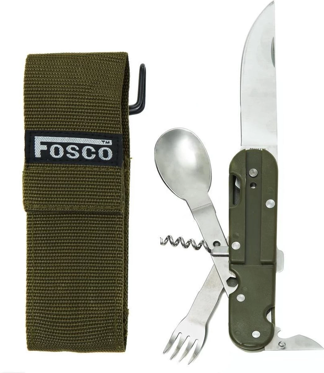 Fosco Outdoor Bestek - Groen - Inklapbaar 1 Fosco Outdoor Bestek - Groen - Inklapbaar