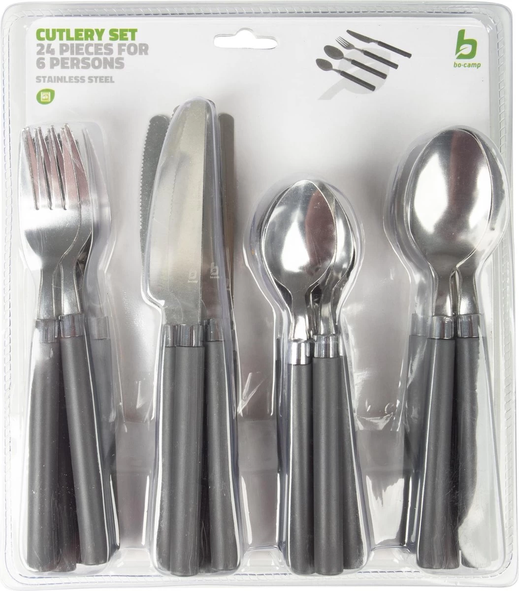 Bo-Camp Bestekset - 24-delig - 6 Persoons 1 Bo-Camp Bestekset - 24-delig - 6 Persoons