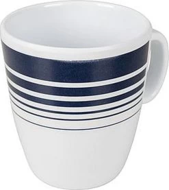 Bo-Camp - Servies - Classic - 16-Delig - Wit/Navy -Buiten Kamperen 1071x1200