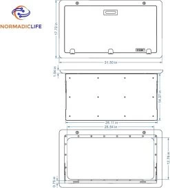 Merkloos NormadicLife® - Outdoor – Opklapbare Tafel - Eettafel – Tafel Voor Buitenkeuken - Caravan – Camper – Picknicktafel - Ingebouwd Ledlicht – Wit 11 Merkloos NormadicLife® - Outdoor – Opklapbare Tafel - Eettafel – Tafel Voor Buitenkeuken - Caravan – Camper – Picknicktafel - Ingebouwd Ledlicht – Wit -Buiten Kamperen 1081x1200