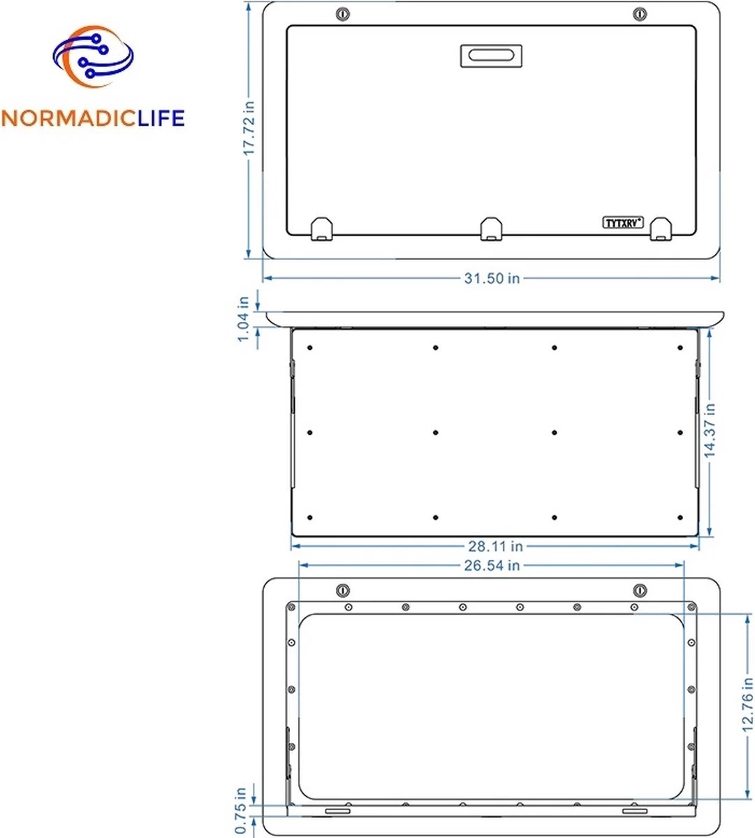 Merkloos NormadicLife® - Outdoor – Opklapbare Tafel - Eettafel – Tafel Voor Buitenkeuken - Caravan – Camper – Picknicktafel - Ingebouwd Ledlicht – Wit 4 Merkloos NormadicLife® - Outdoor – Opklapbare Tafel - Eettafel – Tafel Voor Buitenkeuken - Caravan – Camper – Picknicktafel - Ingebouwd Ledlicht – Wit - Afbeelding 4