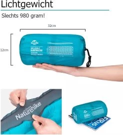 Naturehike® 3D Luchtmatras Premium - Comfortabel R-waarde 2.0 - Extra Dikke Slaapmat - Luchtbed Kamperen - Opblaasbaar Matras - Lichtgewicht - Outdoor - Camping 16 Naturehike® 3D Luchtmatras Premium - Comfortabel R-waarde 2.0 - Extra Dikke Slaapmat - Luchtbed Kamperen - Opblaasbaar Matras - Lichtgewicht - Outdoor - Camping -Buiten Kamperen 1095x1200