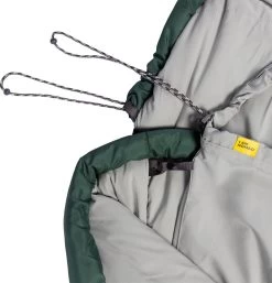 NOMAD® Triple-S Premium Plus Slaapzak (Links) | 220x80cm Groen | Lichtgewicht & Kwalitatief | Slaapzak | Incl Hoes -Buiten Kamperen 1154x1200