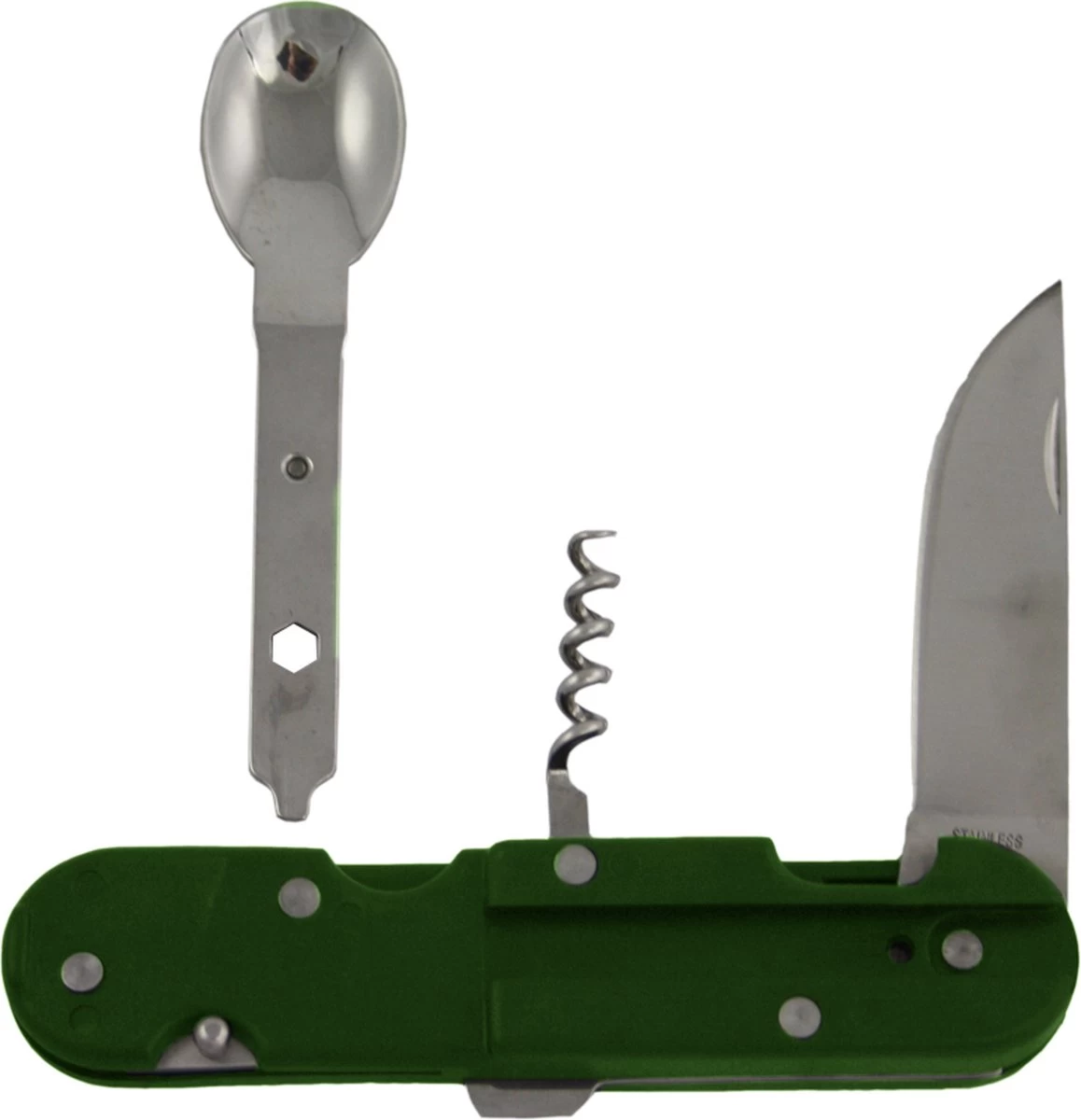 Fosco Outdoor Bestek - Groen - Inklapbaar 2 Fosco Outdoor Bestek - Groen - Inklapbaar - Afbeelding 2