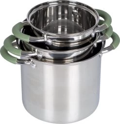 Bo-Camp - Pannenset - Elan Plus - 3-Delig - RVS -Buiten Kamperen 1167x1200 1