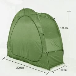 Merkloos Fietstent, Beschermhoes Fietsenschuur, Tent Voor Camping In De Open Lucht-groen 200*80*165CM -Buiten Kamperen 1191x1200