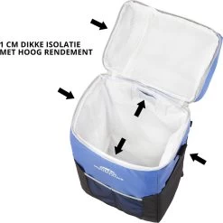 Dutch Mountains Koeltas Rugzak | Cooler Backpack 20 Liter | Picknicktas | Lunchtas | Koelrugzak | Strandtas | Blauw -Buiten Kamperen 1198x1200 18