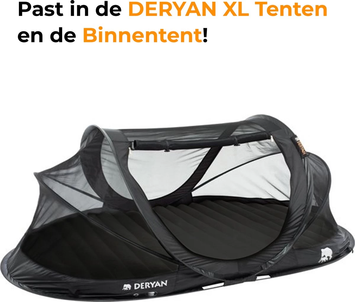 Deryan Cocoon Pop Up Tent - Luchtbed - Luchtpomp - 4 Persoons - Zilver 6 Deryan Cocoon Pop Up Tent - Luchtbed - Luchtpomp - 4 Persoons - Zilver - Afbeelding 6