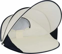 Deryan Luxe Pop Up Strandtent XXL - Anti-UV 50+ - Cream -Buiten Kamperen 1200x1034