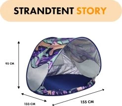 Deryan Luxe Pop Up Strandtent - Anti-UV 50+ - Story -Buiten Kamperen 1200x1045