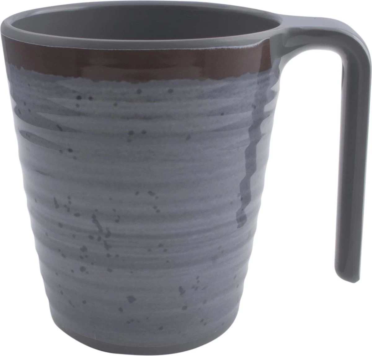 Bo-Camp - Mok - Halo - L - 4 Stuks - Grijs 3 Bo-Camp - Mok - Halo - L - 4 Stuks - Grijs - Afbeelding 3