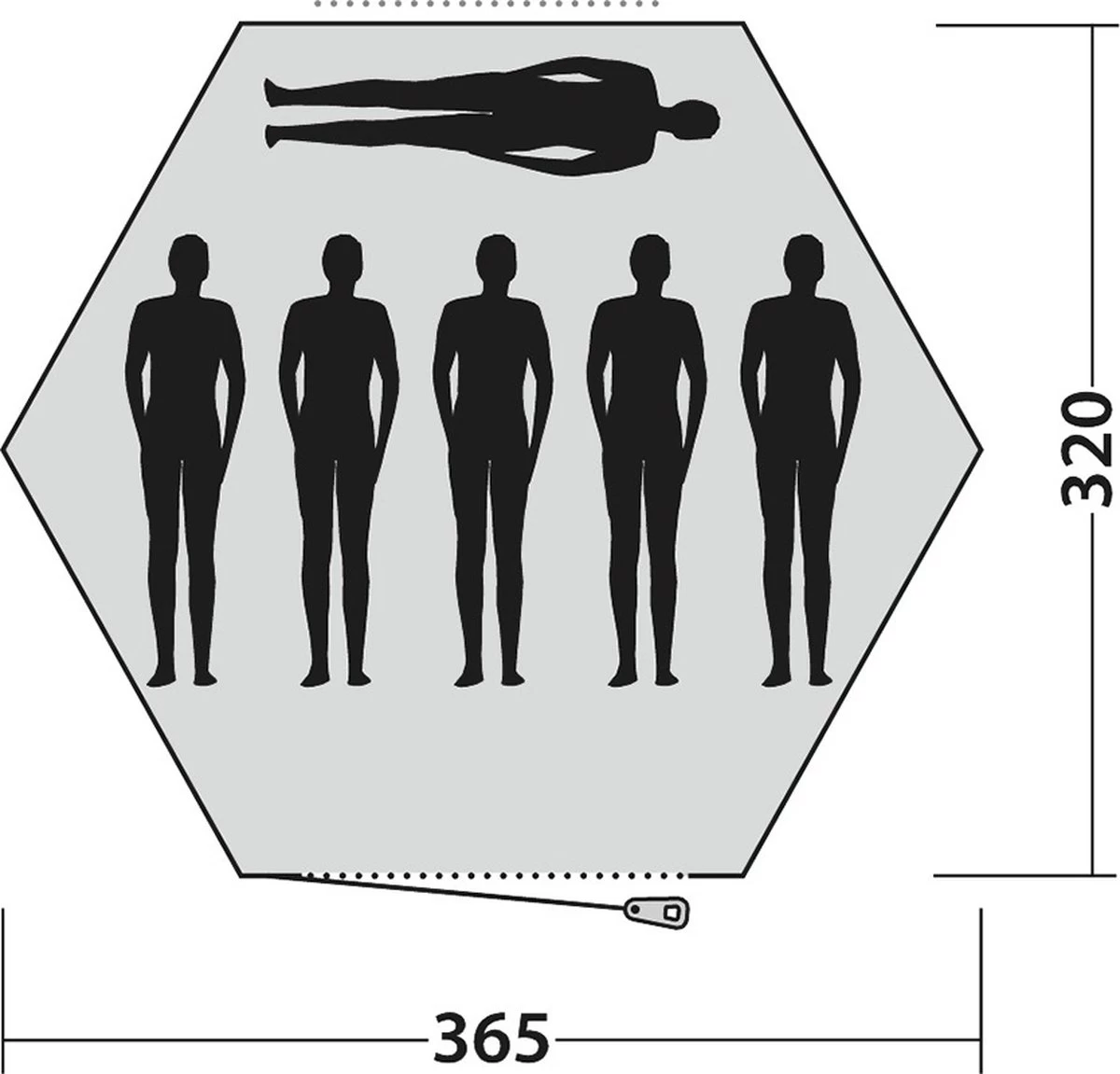 Easy Camp Tent Moonlight Joert 6-persoons 7 Easy Camp Tent Moonlight Joert 6-persoons - Afbeelding 7