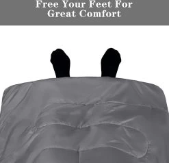 Meisterhome® Mummy Slaapzak - Kamperen - Antraciet - Ca. 220 X 75 Cm - Incl. Draagtas -Buiten Kamperen 1200x1157 1