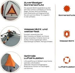 Where Tomorrow Solo Tent Pop Up 225X100X57 Cm - Grijs - 1 Persoons 10 Where Tomorrow Solo Tent Pop Up 225X100X57 Cm - Grijs - 1 Persoons -Buiten Kamperen 1200x1162 3