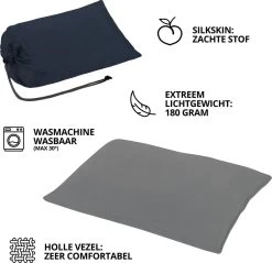 Dutch Mountains Slaapzak Goeree XL - Kussen 25x15cm - 220x90cm Katoenen Slaapzak - Tochtstrip -Buiten Kamperen 1200x1163 1