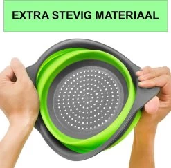 Merkloos Inklapbare Vergiet - Opvouwbaar - Groot - Blauw - Siliconen -Buiten Kamperen 1200x1179 2