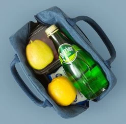 Merkloos Koeltas Lunch - Lunchtas Volwassenen - Kinderen - Lunchtrommel - Picknicktas - Koelzak - Coolbag - Waterdicht - Lunchtas - Koeltasje - Donker Blauw -Buiten Kamperen 1200x1182 13