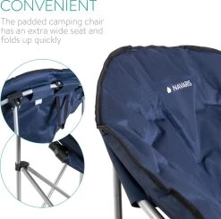 Navaris Klapstoel Met Draagtas - Campingstoel - Draagbare Stoel Voor Kamperen, Festivals En Vissen - Strandstoel - Inklapbaar - Donkerblauw 8 Navaris Klapstoel Met Draagtas - Campingstoel - Draagbare Stoel Voor Kamperen, Festivals En Vissen - Strandstoel - Inklapbaar - Donkerblauw -Buiten Kamperen 1200x1188 1