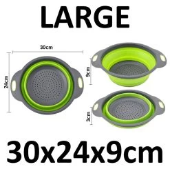 Merkloos Inklapbare Vergiet - Opvouwbaar - Groot - Blauw - Siliconen -Buiten Kamperen 1200x1189 2