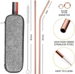 House Of Husk Reisbestek - Reis Bestekset - Chopsticks - Metalen Rietjes Met Borstel - Lepel - Vaatwasserbestendig - RVS - 7 Delig - Rose Goud 7 House Of Husk Reisbestek - Reis Bestekset - Chopsticks - Metalen Rietjes Met Borstel - Lepel - Vaatwasserbestendig - RVS - 7 Delig - Rose Goud -Buiten Kamperen 1200x1193 1