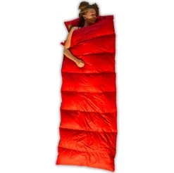 LOWLAND OUTDOOR® Donzen Slaapzak - Companion Economy - 210x80 Cm - Rood -Buiten Kamperen 1200x1196 1