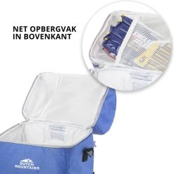 Dutch Mountains Koeltas Rugzak | Cooler Backpack 20 Liter | Picknicktas | Lunchtas | Koelrugzak | Strandtas | Blauw -Buiten Kamperen 1200x1196 16