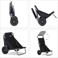 Relaxdays Strandkar Opvouwbaar - Strandstoel Met Zonnedak - Strand Stoel Op Wielen -Buiten Kamperen 1200x1198 11