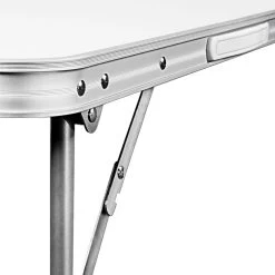 Merkloos Aluminium Inklapbare Tuintafel - Campingtafel - 80x60x68 Cm -Buiten Kamperen 1200x1198 14