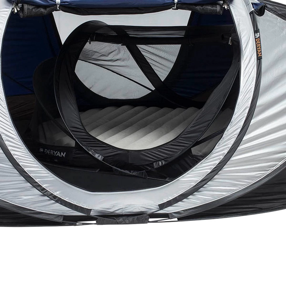 Deryan Luxe Pop-up Reisklamboe - Lichtgewicht 2 Persoons Klamboe – Geimpregneerd - Slaapcompartiment Voor Tent - Binnentent 2 Deryan Luxe Pop-up Reisklamboe - Lichtgewicht 2 Persoons Klamboe – Geimpregneerd - Slaapcompartiment Voor Tent - Binnentent - Afbeelding 2