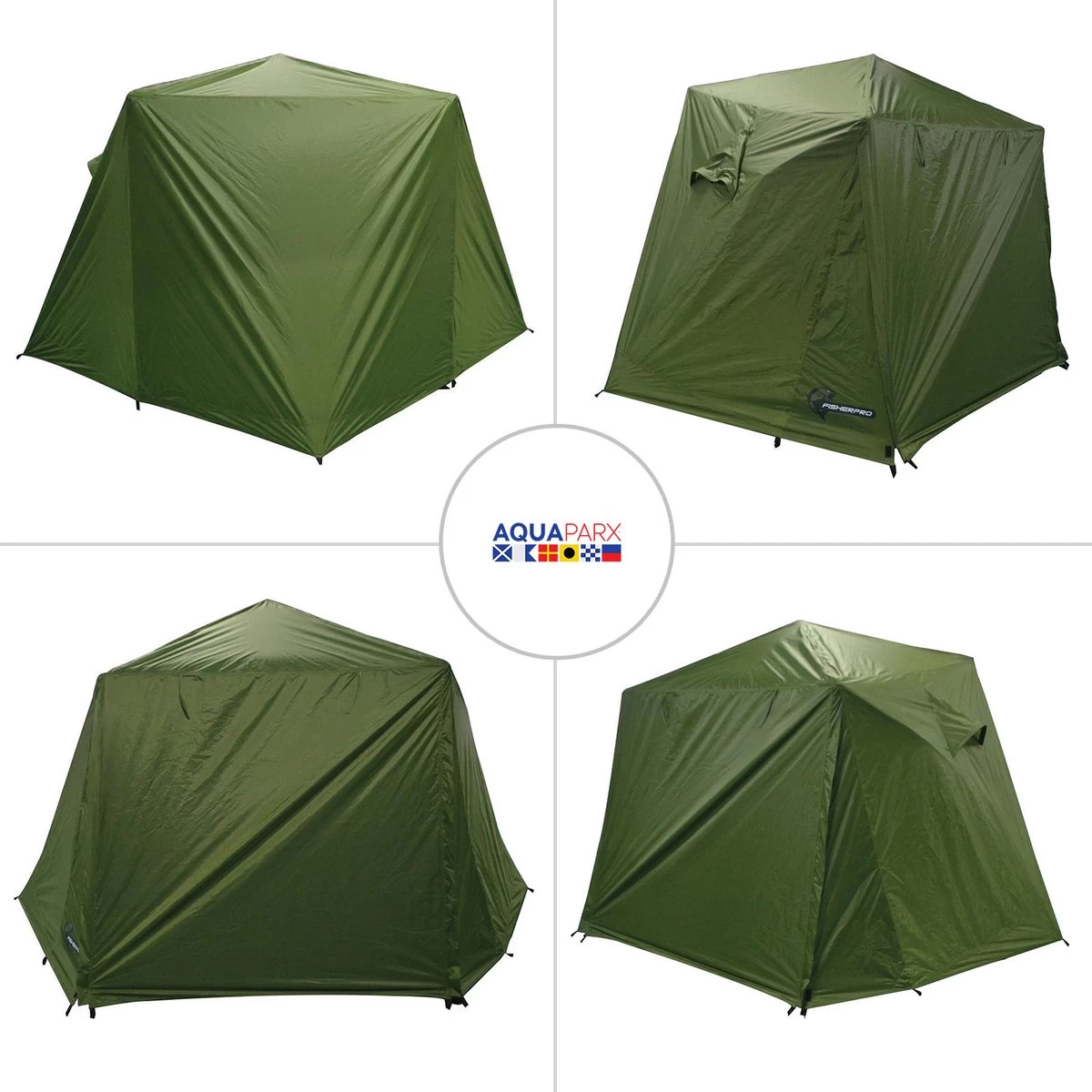 FisherPro WildLand Tent –comfortabele Vistent – Handige Strandtent – Compacte Festival Tent - Uitbreid Mogelijkheden Met Stormcover - Geschikt Voor 2 Personen 2 FisherPro WildLand Tent –comfortabele Vistent – Handige Strandtent – Compacte Festival Tent - Uitbreid Mogelijkheden Met Stormcover - Geschikt Voor 2 Personen - Afbeelding 2