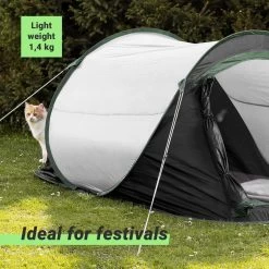 JEMIDI Tweepersoons Pop-up Tent - Opgooitent, Werptent Voor 2 Personen - Ideaal Als Festivaltent Of Kampeertent - Verschillende Kleuren 22 JEMIDI Tweepersoons Pop-up Tent - Opgooitent, Werptent Voor 2 Personen - Ideaal Als Festivaltent Of Kampeertent - Verschillende Kleuren -Buiten Kamperen 1200x1200 189