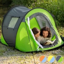 Pop Up Tent Waterkolom 1500 Mm/Cm² - Blauw - 2 Persoons -Buiten Kamperen 1200x1200 19