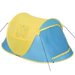 Pop Up Tent Waterkolom 1500 Mm/Cm² - Blauw - 2 Persoons -Buiten Kamperen 1200x1200 21