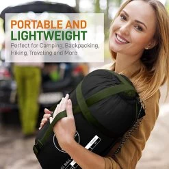 HikeMeister® Outdoor Survival Fishing Mummy Slaapzak 230 X 80 Cm -8°C -Buiten Kamperen 1200x1200 262