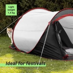 JEMIDI Tweepersoons Pop-up Tent - Opgooitent, Werptent Voor 2 Personen - Ideaal Als Festivaltent Of Kampeertent - Verschillende Kleuren -Buiten Kamperen 1200x1200 36