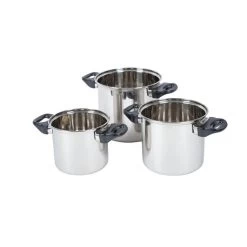 Bo-Camp - Pannenset - Elan Plus - 3-Delig - RVS -Buiten Kamperen 1200x1200 500