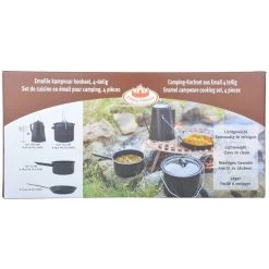 ESSCHERT DESIGN Pannenset Kampvuur - 4 Delig - Outdoor - Metaal -Buiten Kamperen 1200x1200 506