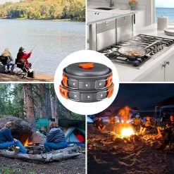 Camping Outdoor Kookset 13-delig Camping Servies En Pannen Pannenset Keukengerei - BPA-vrij & Geen Giftige Stoffen - Opvouwbaar & Licht - Ideaal Voor Reizen, Festival, Wandelen 15 Camping Outdoor Kookset 13-delig Camping Servies En Pannen Pannenset Keukengerei - BPA-vrij & Geen Giftige Stoffen - Opvouwbaar & Licht - Ideaal Voor Reizen, Festival, Wandelen -Buiten Kamperen 1200x1200 510