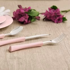 Di Solle Inova D - 6 Persoons Bestekset - Handige Opbergbak Met Raspdeksel - 26 Delig - Baby Pink -Buiten Kamperen 1200x1200 512