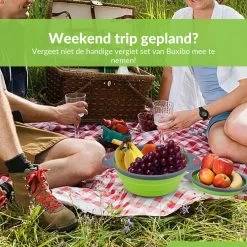 Buxibo - 3-Delige Keuken Vergiet Set Inklapbaar Groen/Grijs 31 Buxibo - 3-Delige Keuken Vergiet Set Inklapbaar Groen/Grijs -Buiten Kamperen 1200x1200 536
