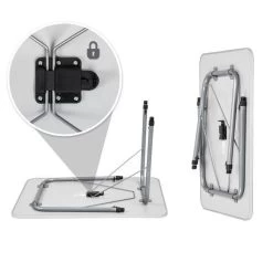 TecTake - Campingtafel - Inklapbaar, Afmetingen 80 X 60 X 68 Cm - 402173 6 TecTake - Campingtafel - Inklapbaar, Afmetingen 80 X 60 X 68 Cm - 402173 -Buiten Kamperen 1200x1200 674