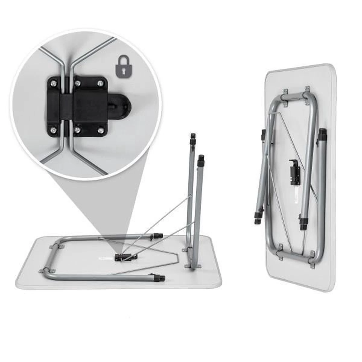 TecTake - Campingtafel - Inklapbaar, Afmetingen 80 X 60 X 68 Cm - 402173 3 TecTake - Campingtafel - Inklapbaar, Afmetingen 80 X 60 X 68 Cm - 402173 - Afbeelding 3