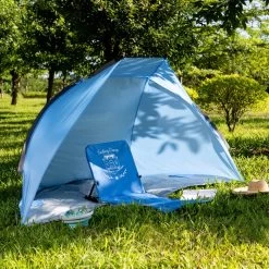 Navaris Windscherm Voor Het Strand - Zon- En Windbescherming Voor Drie Personen - Pop-up Speeltent Met UV- Bescherming - Beach Shelter Met Draagtas -Buiten Kamperen 1200x1200 74