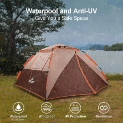 Merkloos Kamping Tent / Absolutely Waterproof, Lightweight Camping Tent With - Tent Ideal For Camping In The Garden, Dome Tent, 15 Merkloos Kamping Tent / Absolutely Waterproof, Lightweight Camping Tent With - Tent Ideal For Camping In The Garden, Dome Tent, -Buiten Kamperen 1200x1200 79