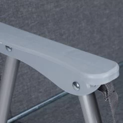 Relaxdays Strandstoel Opvouwbaar - Set Van 2 - Lage Campingstoel - Kampeerstoel Leuning - Grijs -Buiten Kamperen 1200x1200 865