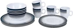 Bo-Camp - Servies - Classic - 16-Delig - Wit/Navy -Buiten Kamperen 1200x466 2